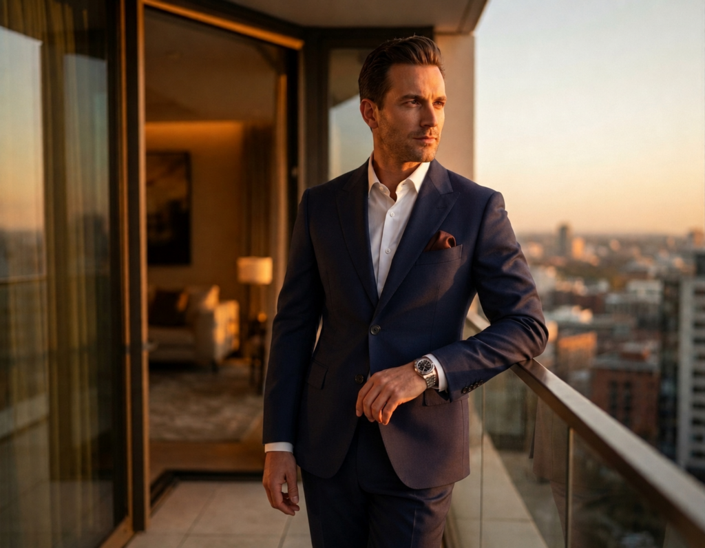 Ανδρικό κουστουμι Alexander Fashion σε κλασική γραμμή, ιδανικό για επίσημες εμφανίσεις και γάμους